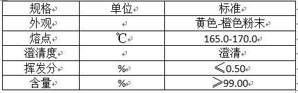 光引发剂784的规格指标及物理特性