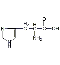 L-组氨酸结构式