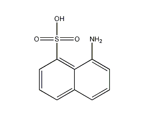 1-萘胺-8-磺酸结构式